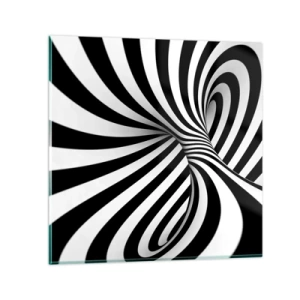 Impression sur verre - Image sur verre - Composition : espace de danse - 60x60 cm
