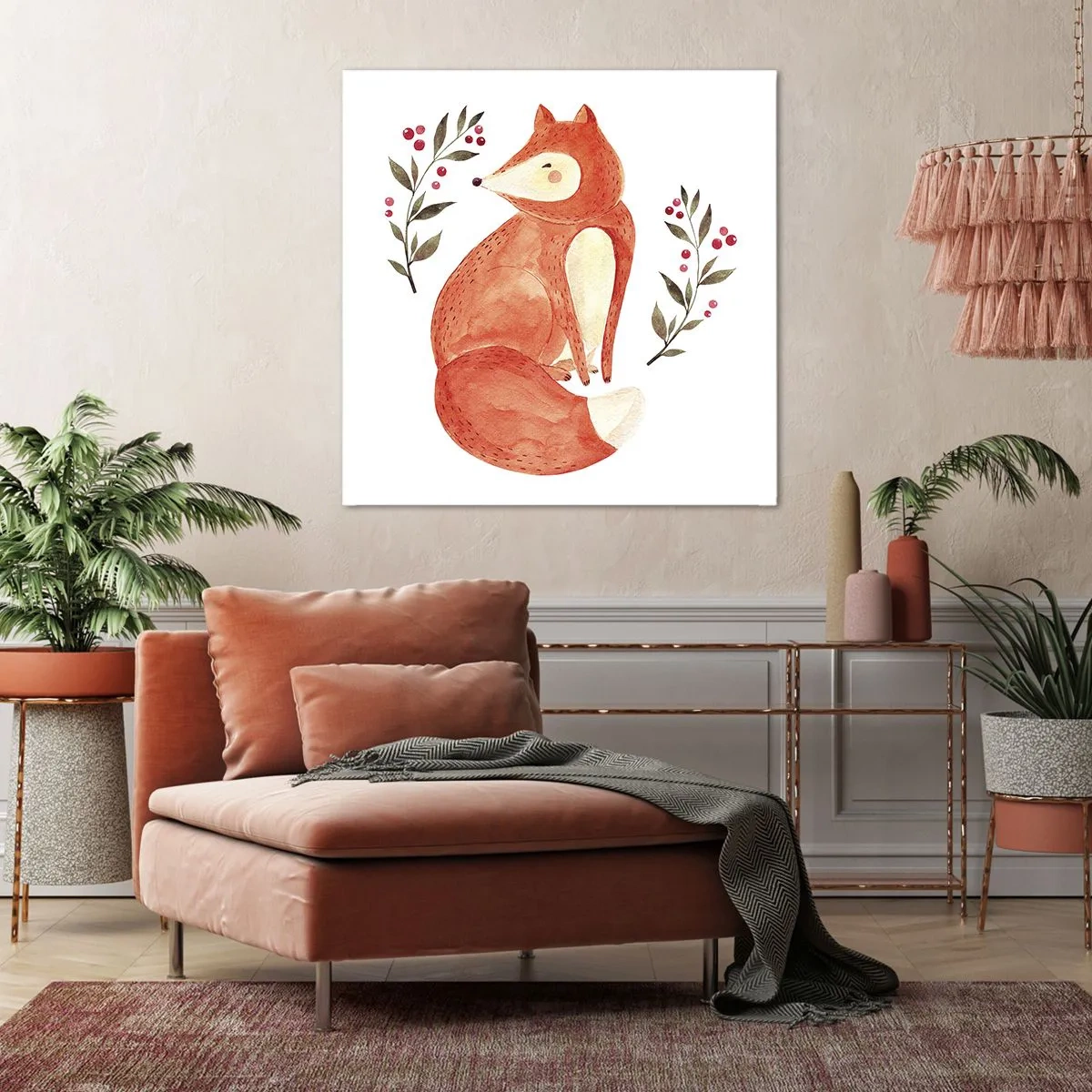 Impression sur toile - Image sur toile - Petit rouquin - 40x40 cm