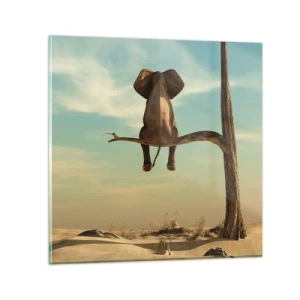 Impression sur verre - Image sur verre - Nouveau point de vue - 50x50 cm