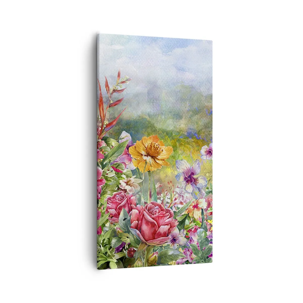 Impression sur toile - Image sur toile - Un jardin devenu fou - 55x100 cm