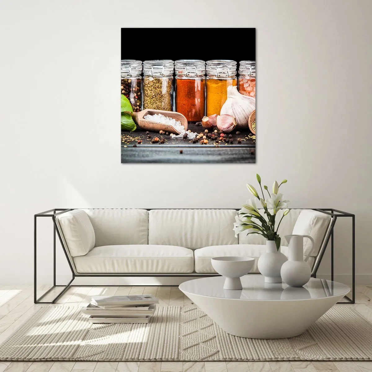 Impression sur verre - Image sur verre - Pour que la vie ait du goût - 60x60 cm