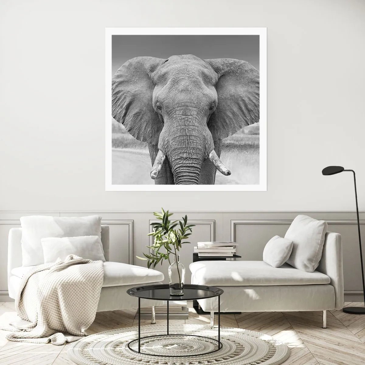 Affiche - Poster - Bienvenue dans mon monde - 60x60 cm