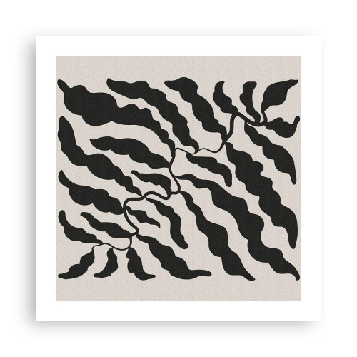 Affiche - Poster - La nature du carré - 50x50 cm