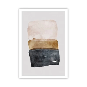 Affiche - Poster - Composition de couleurs de la terre - 70x100 cm