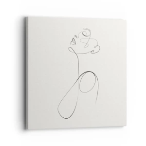 Impression sur toile - Image sur toile - En boucle dans les rêves - 40x40 cm