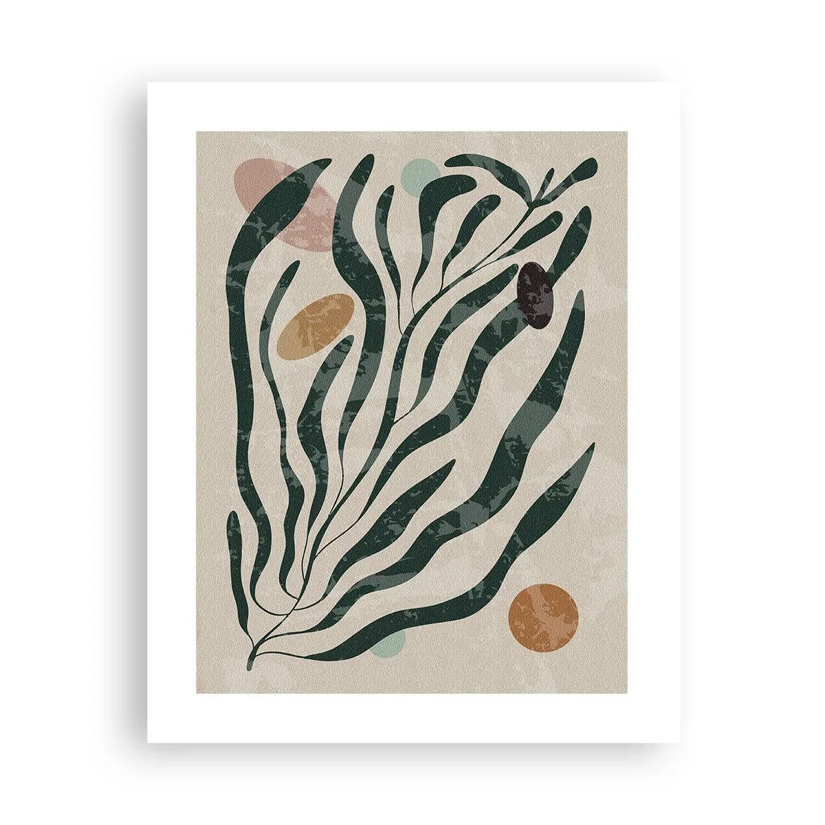 Affiche - Poster - Parmi la verdure - 40x50 cm