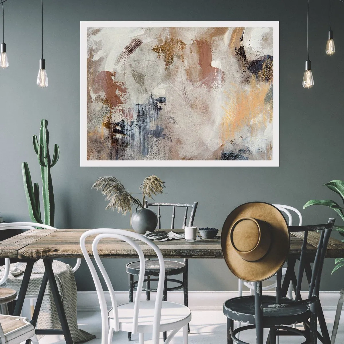 Affiche - Poster - Abstraction brumeuse - 91x61 cm