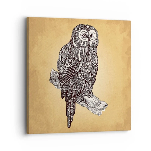 Impression sur toile - Image sur toile - Ornements complexes de sagesse - 30x30 cm