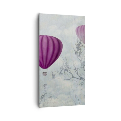 Impression sur toile - Image sur toile - Comme des navires dans le ciel - 55x100 cm