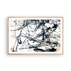 Affiche dans un chêne clair - Poster - Ca a du sens ou ça n'en a pas ? - 91x61 cm