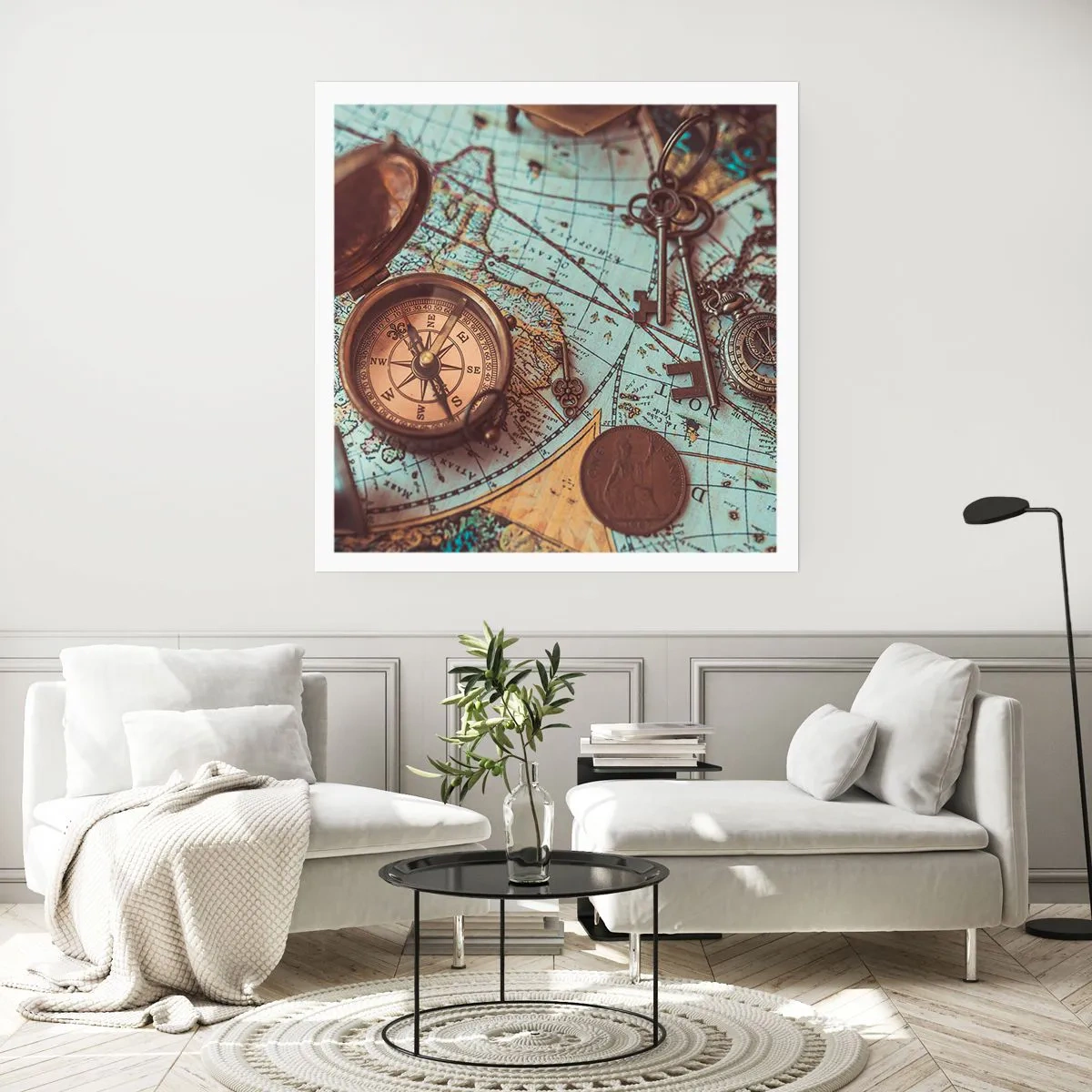 Affiche - Poster - Pour ceux qui recherche l'aventure - 40x40 cm