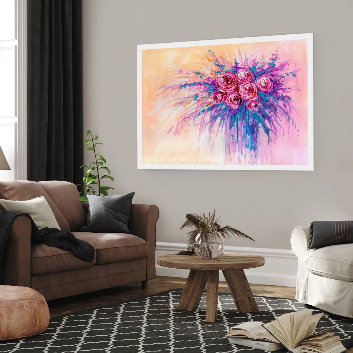 Affiche - Poster - Fontaine aux roses - 50x40 cm