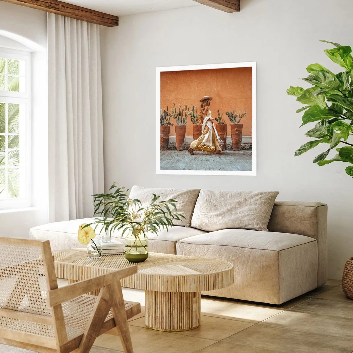 Affiche - Poster - Style hippie - 60x60 cm