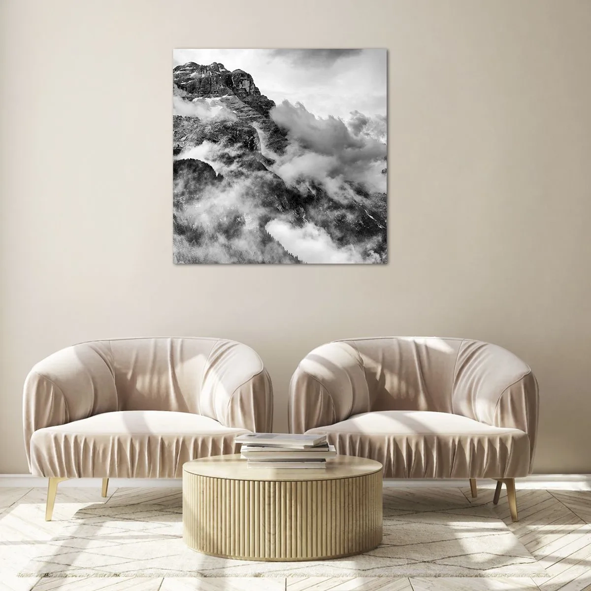 Impression sur verre - Image sur verre - Belle et cruelle - 30x30 cm