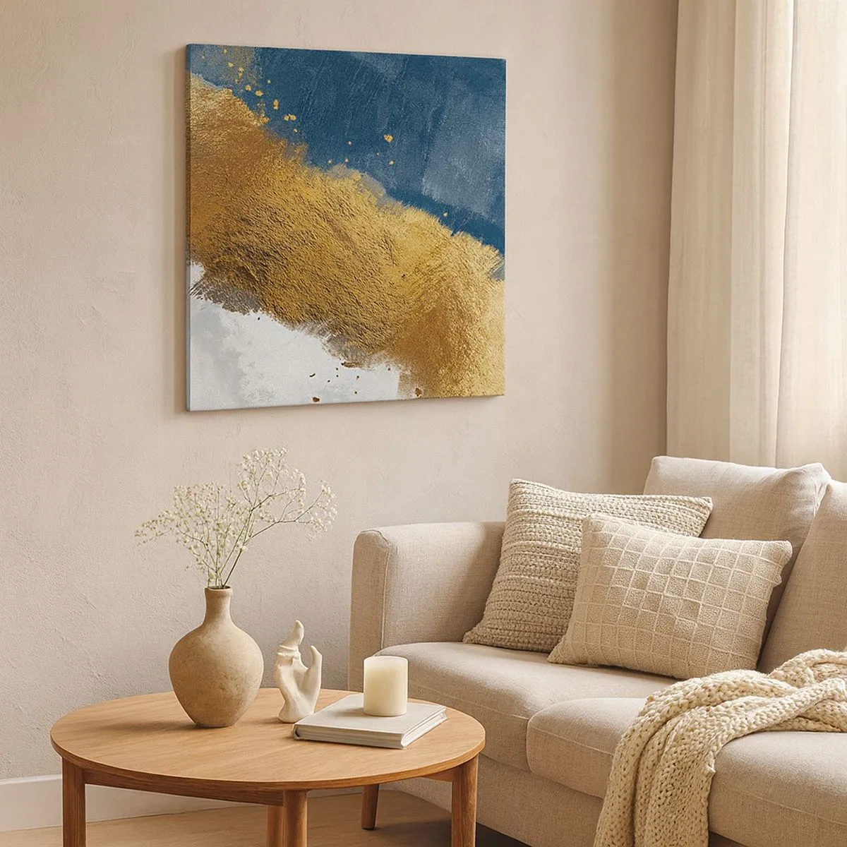 Impression sur toile - Image sur toile - Les couleurs de l’été - 30x30 cm