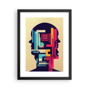 Affiche dans un cadre noir - Poster - De nouvelles obligations - 30x40 cm