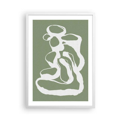 Affiche dans un cadre blanc - Poster - L'appel de l'espace - 50x70 cm