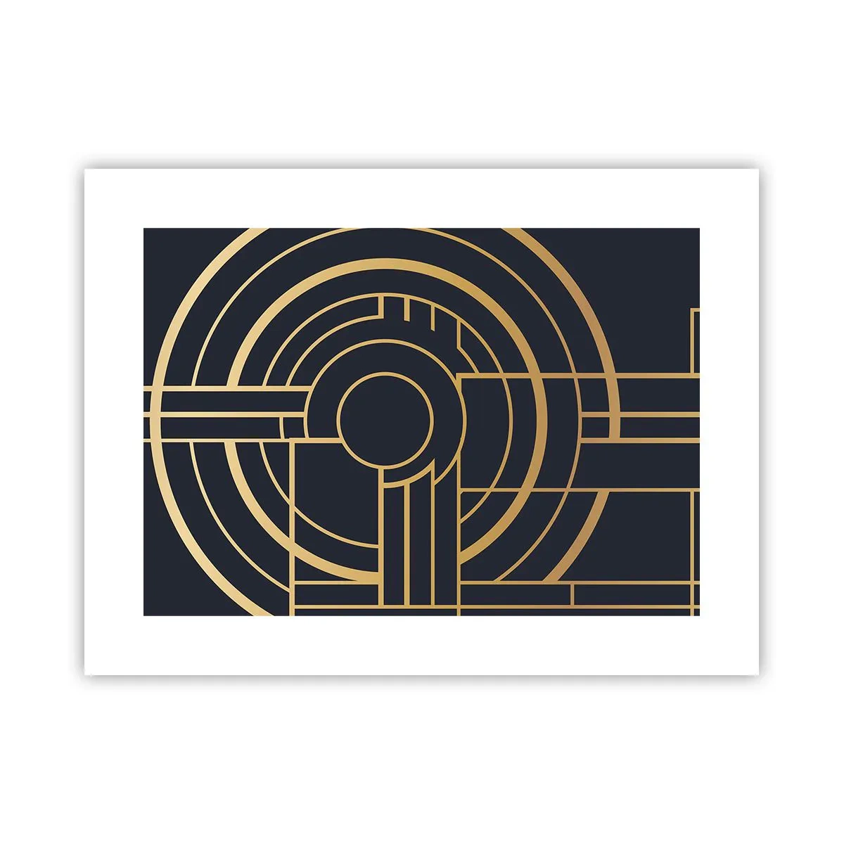 Affiche - Poster - Rotation des éléments - 40x30 cm