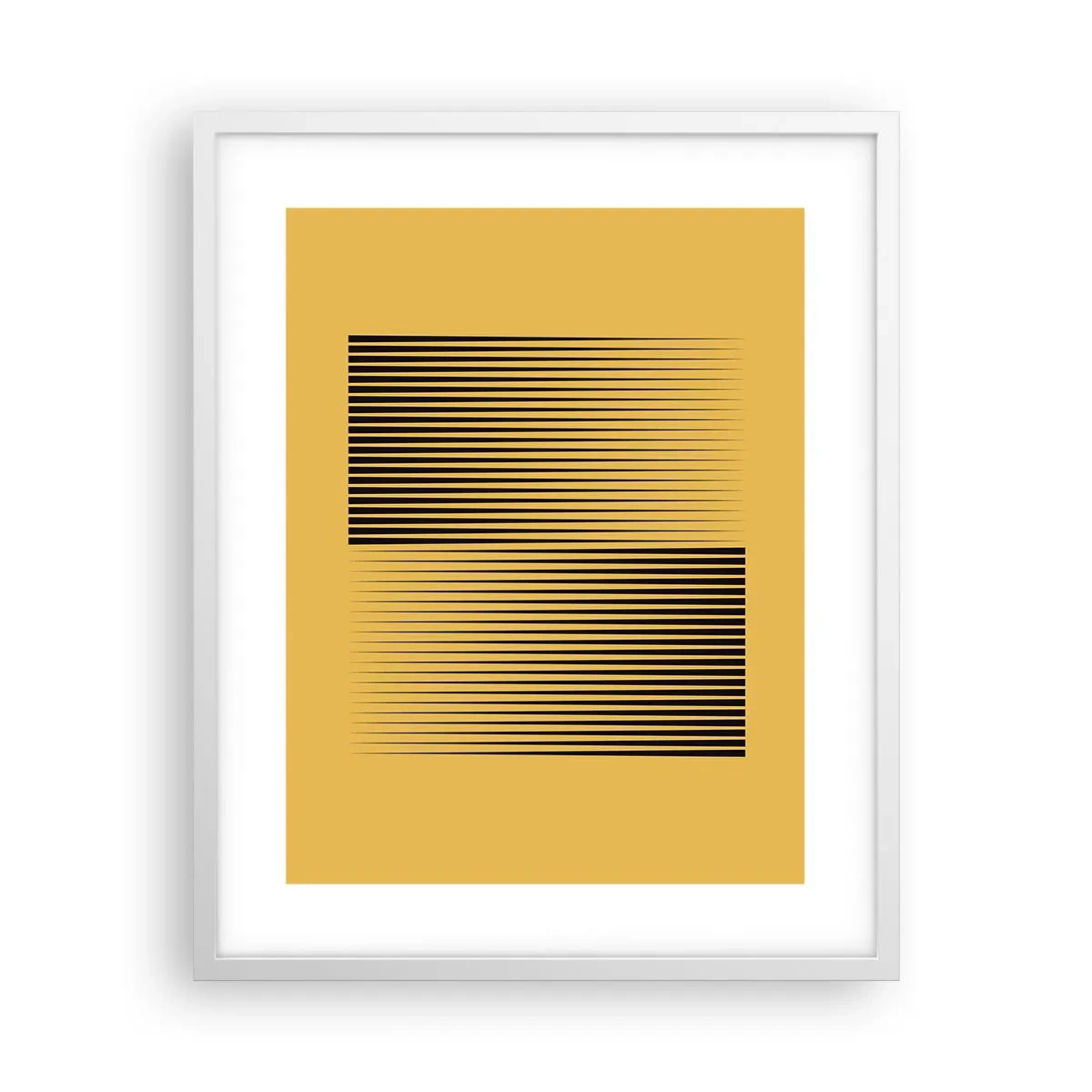 Affiche dans un cadre blanc - Poster - Cadre opposé - 40x50 cm