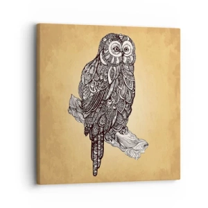 Impression sur toile - Image sur toile - Ornements complexes de sagesse - 30x30 cm