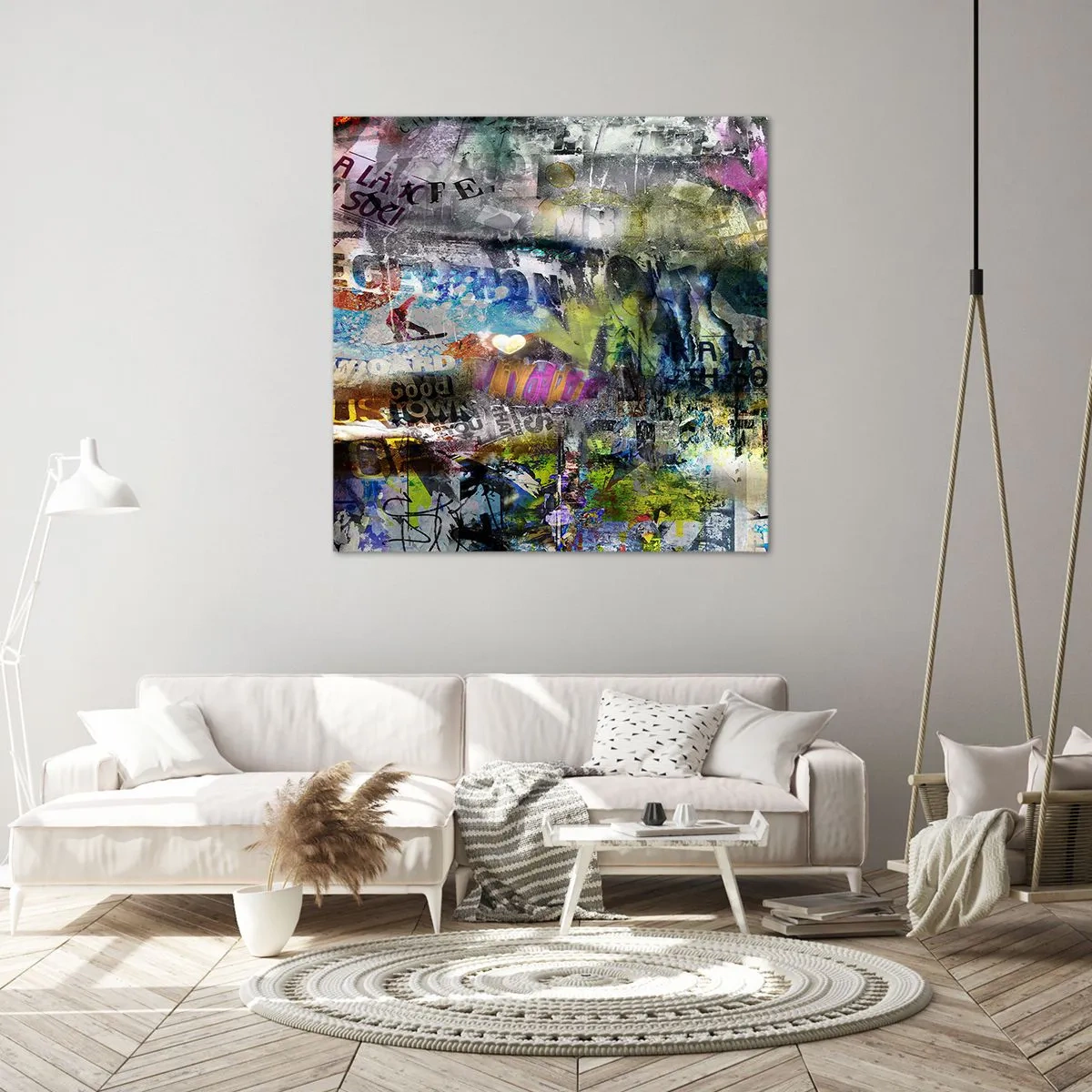 Impression sur toile - Image sur toile - Collage de souvenirs - 40x40 cm