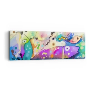 Impression sur toile - Image sur toile - Sans mots! - 90x30 cm