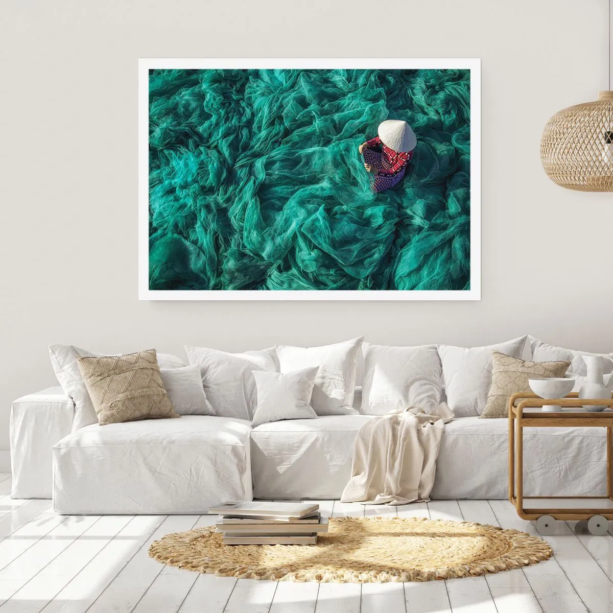 Affiche - Poster - Dans une mer de filet - 91x61 cm