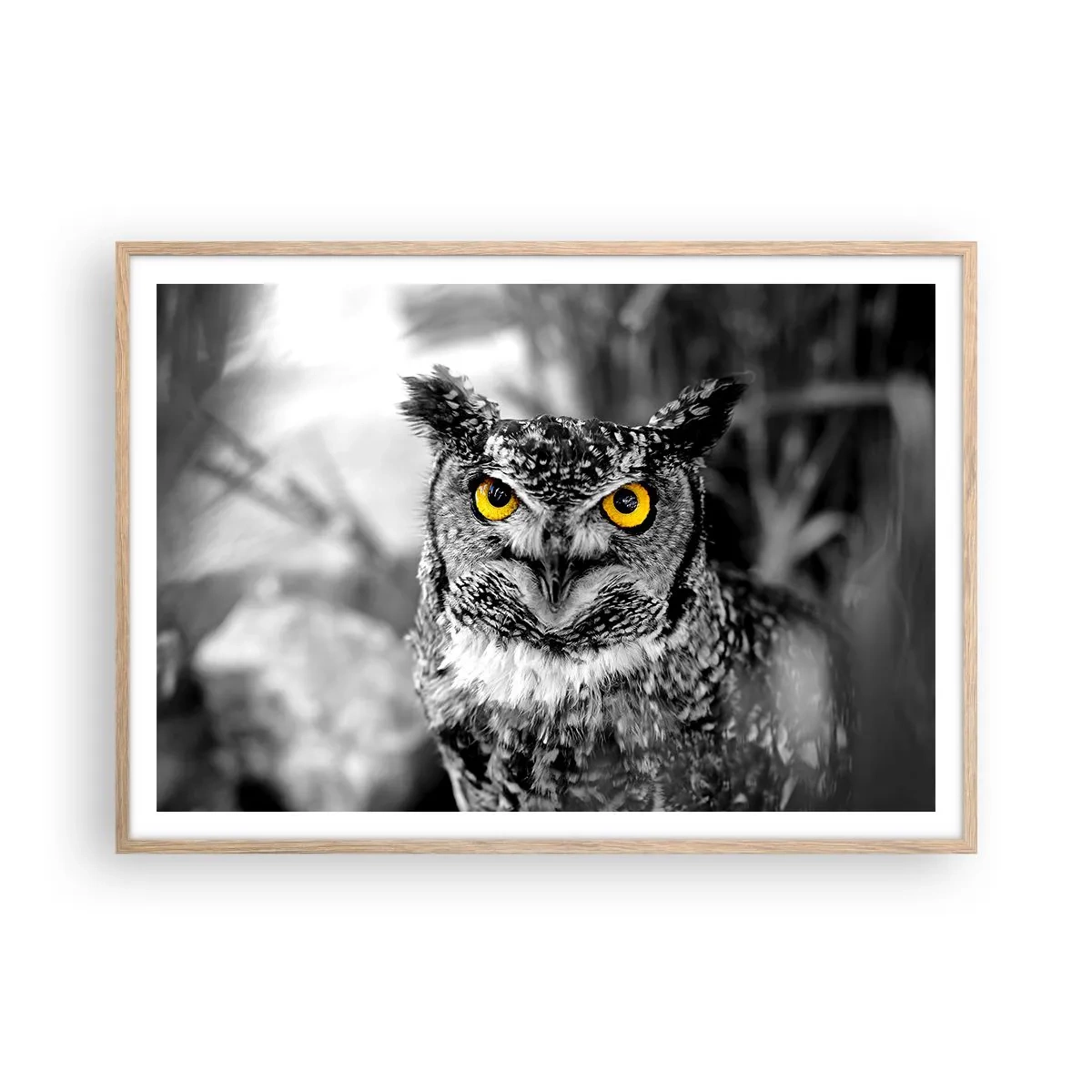 Affiche dans un chêne clair - Poster - Rien ne se cachera - 100x70 cm