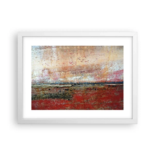 Affiche dans un cadre blanc - Poster - C'est peut-être la mer - 40x30 cm