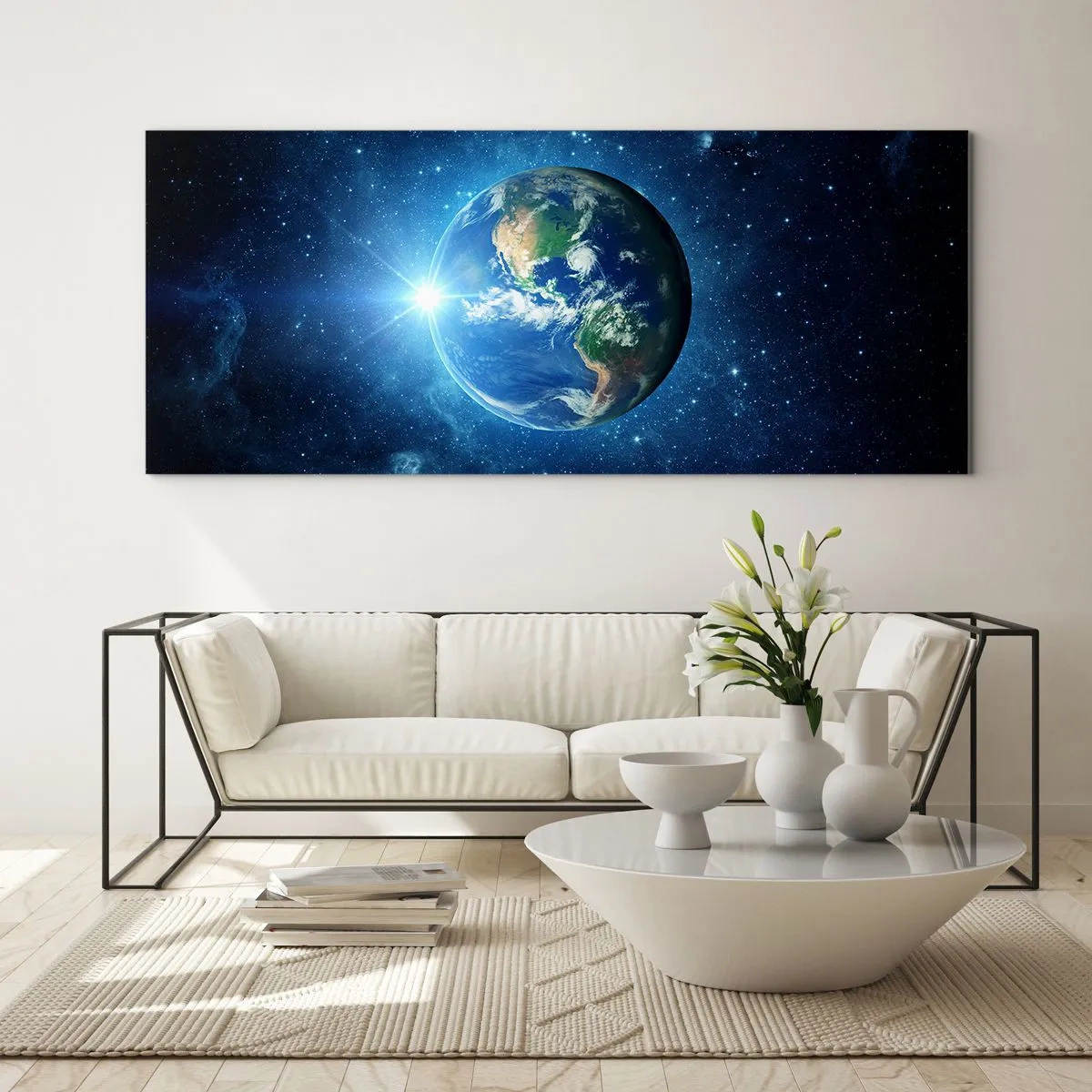 Impression sur verre - Image sur verre - Nous sommes au paradis - 90x30 cm