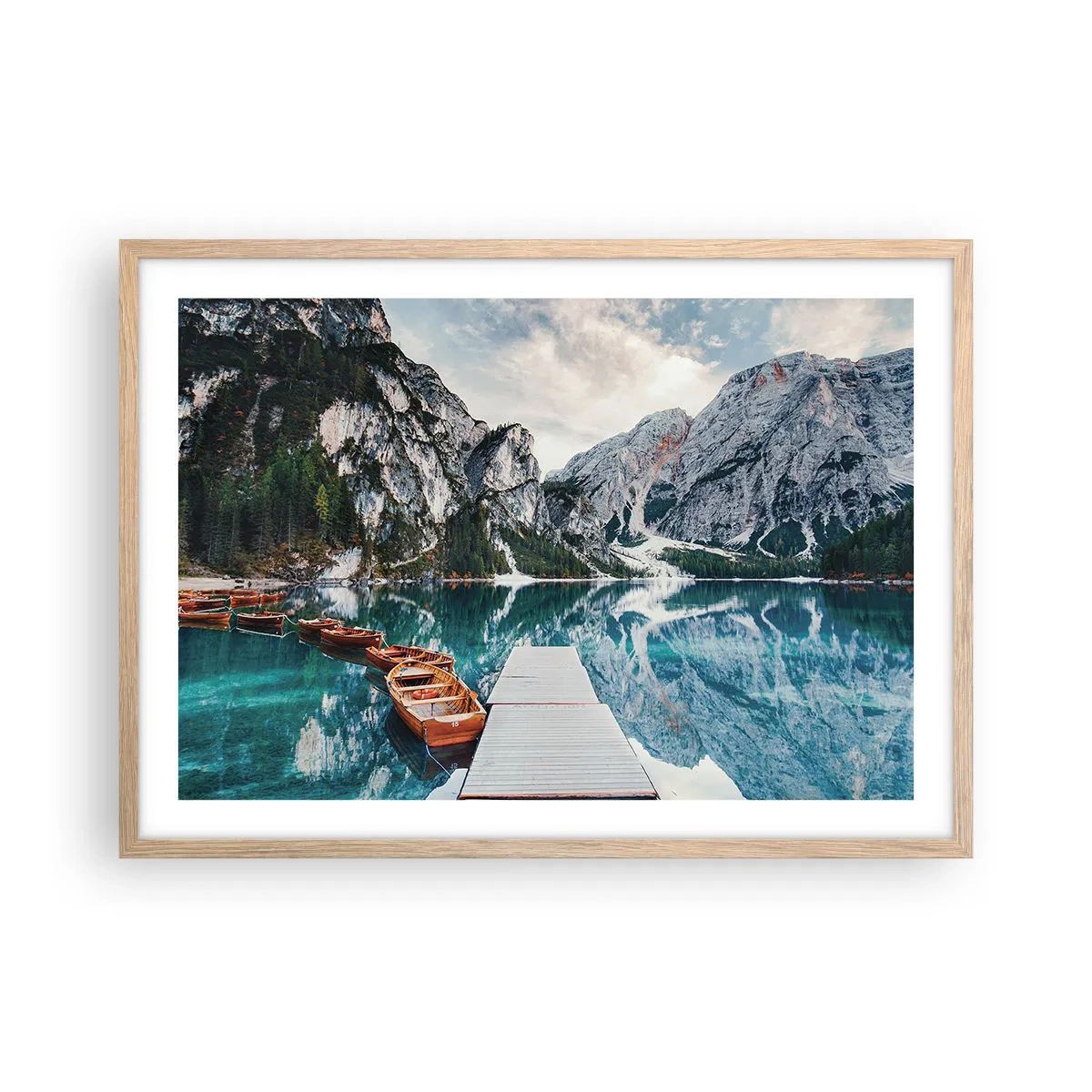 Affiche dans un chêne clair - Poster - On va te montrer la beauté - 70x50 cm