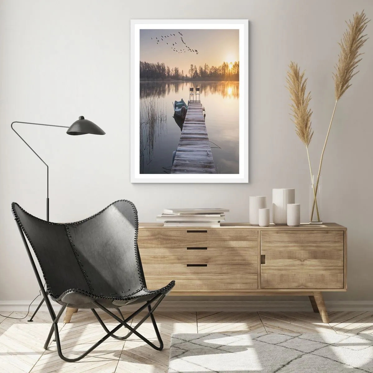 Affiche dans un cadre blanc - Poster - Je reviendrai - 50x70 cm