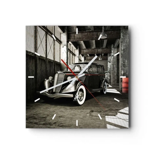 Horloge murale - Pendule murale - L'élégance éternelle des années 30 - 40x40 cm