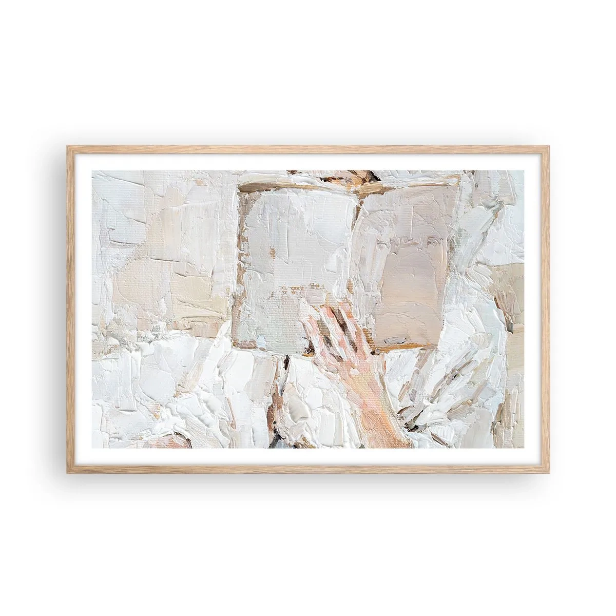 Affiche dans un chêne clair - Poster - Dans un autre monde - 91x61 cm