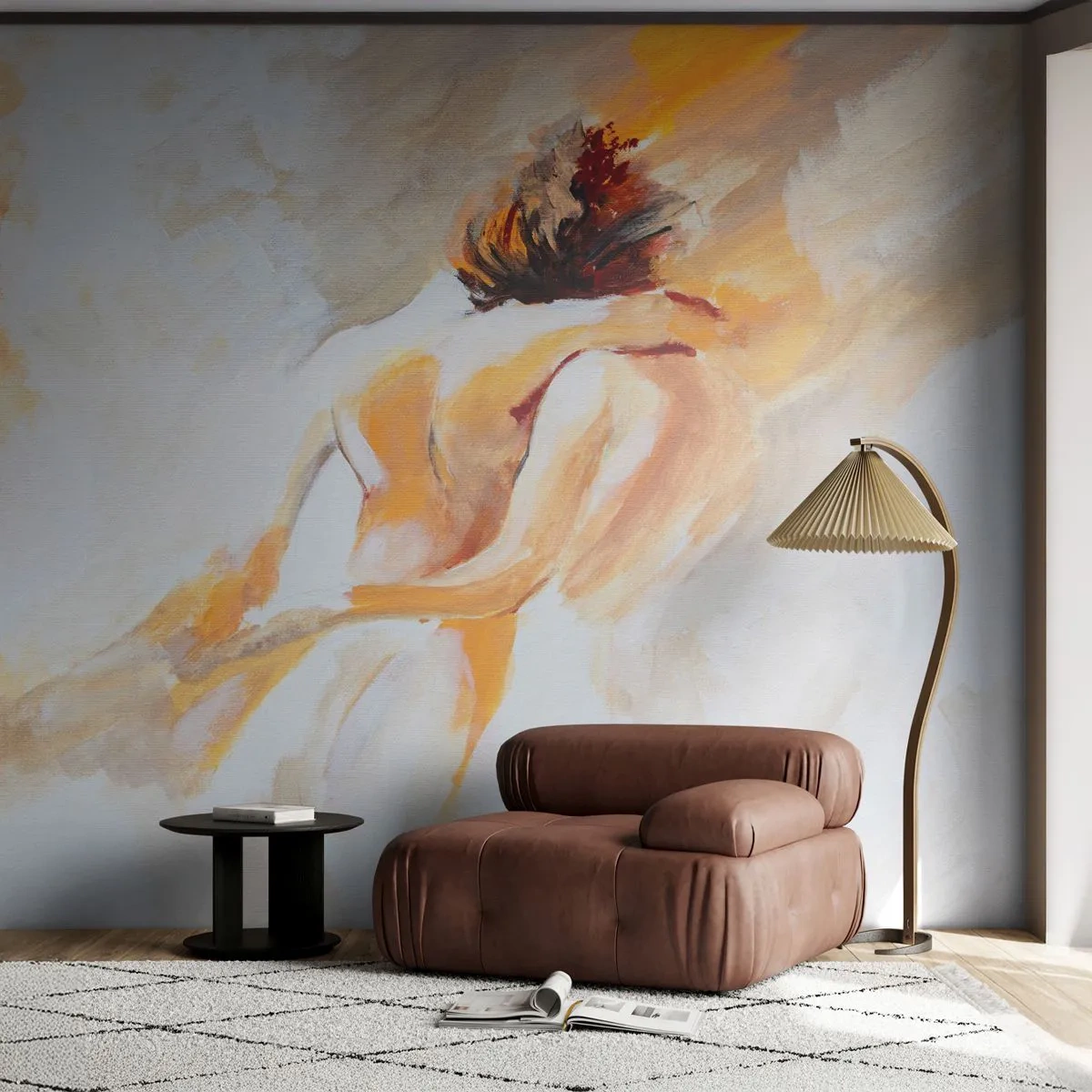 Papier Peint Autocollant Deluxe Sticker - Proximité dans le ciel - Morceau, Couple amoureux, Amour - 250x175 cm