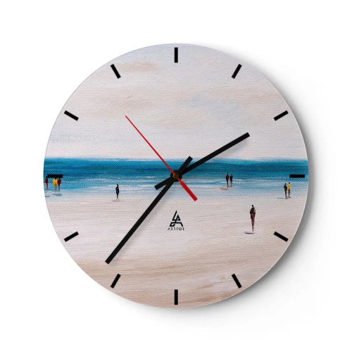 Horloge murale - Pendule murale - Un besoin naturel - 40x40 cm