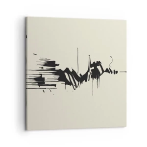 Impression sur toile - Image sur toile - Abstraction hâtive - 50x50 cm
