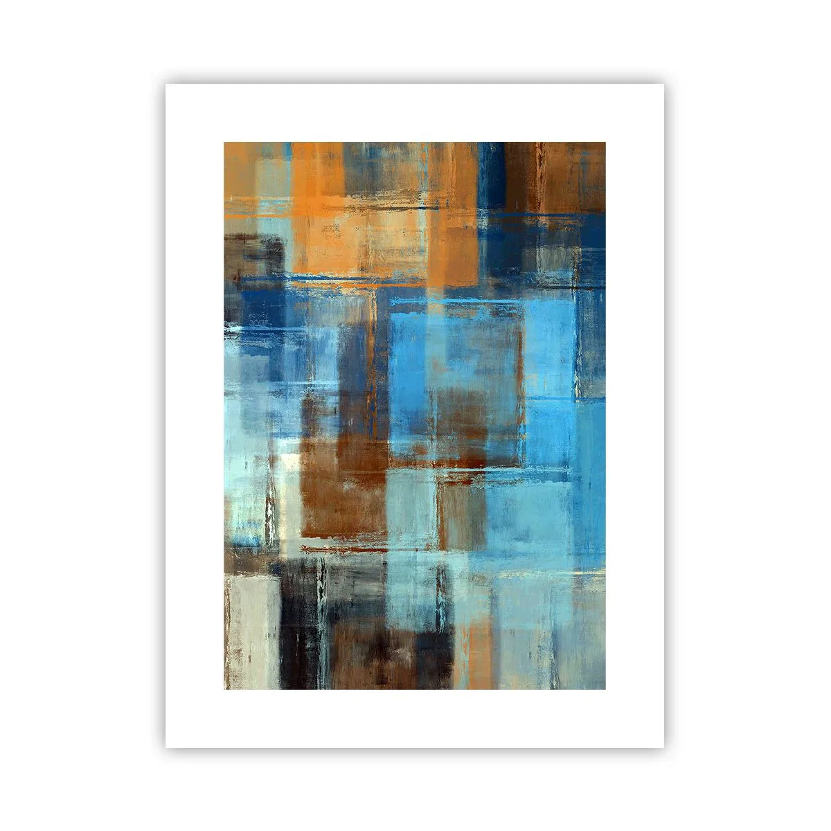 Affiche - Poster - A travers le voile bleu - 30x40 cm