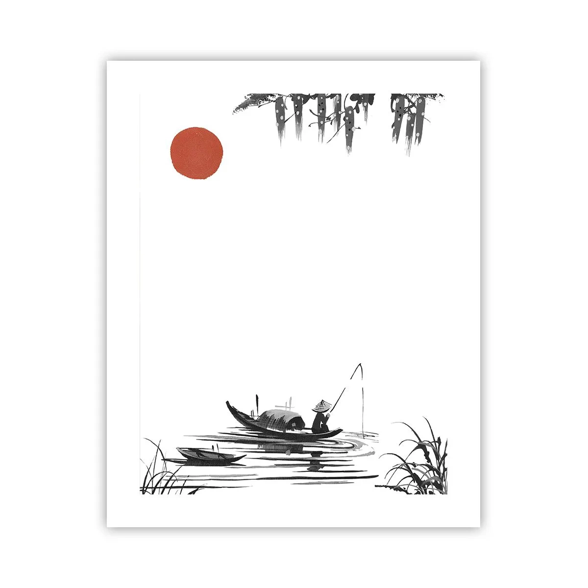 Affiche - Poster - Après-midi asiatique - 40x50 cm