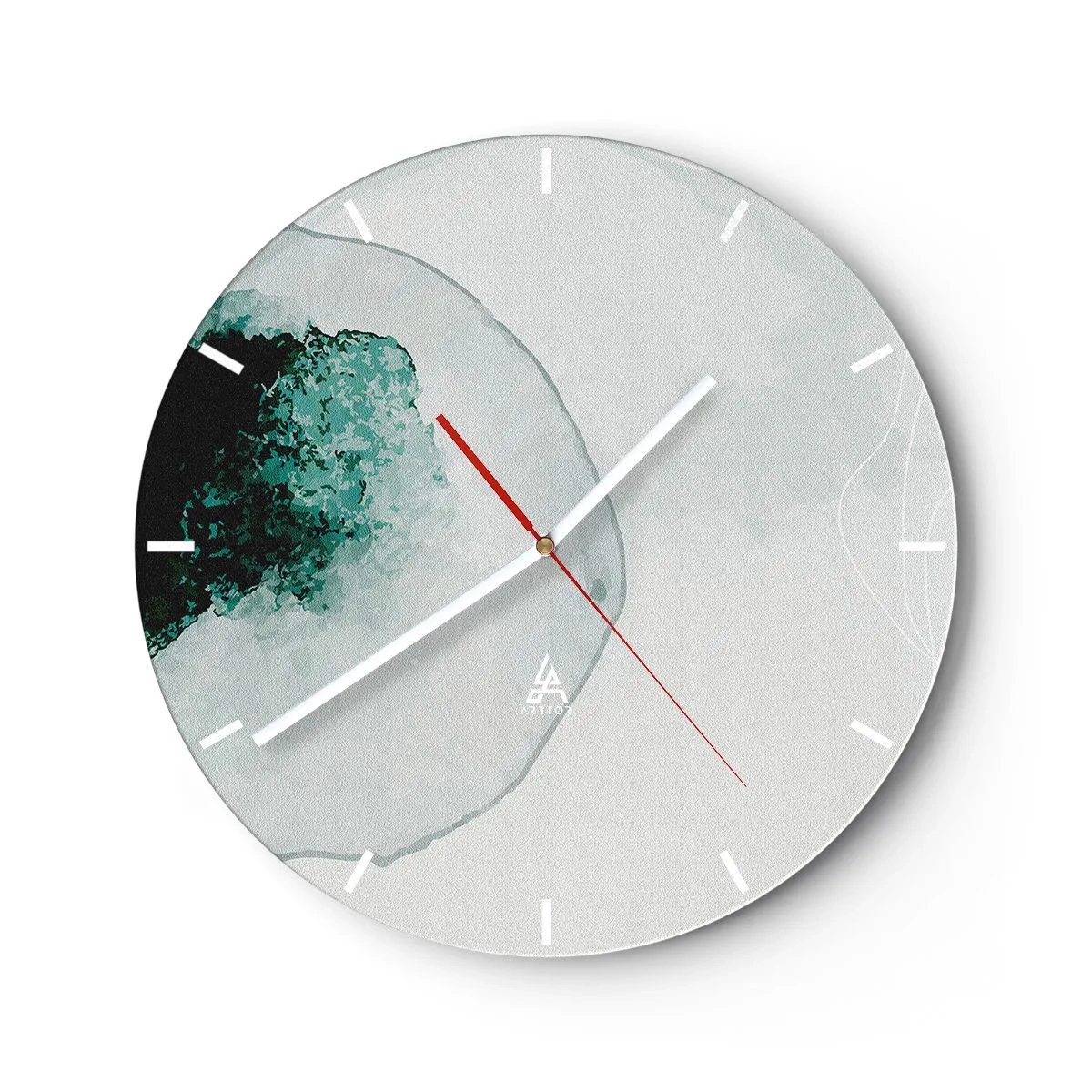 Horloge murale - Pendule murale - Dans une goutte d'eau - 40x40 cm