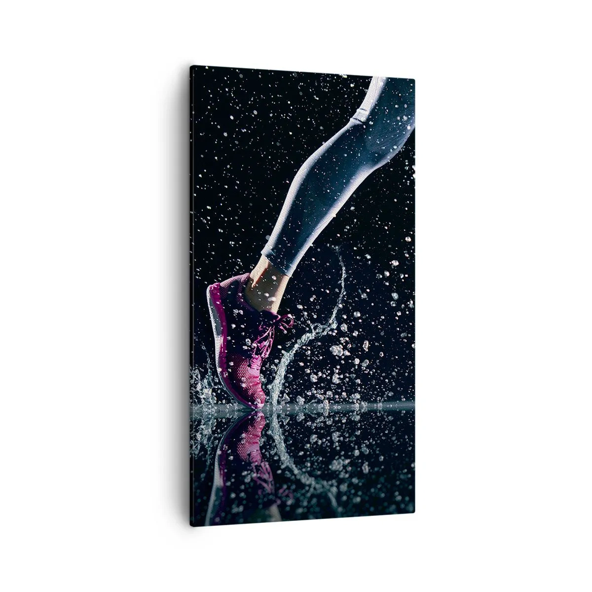 Impression sur toile - Image sur toile - Combien de force dans les jambes - 55x100 cm