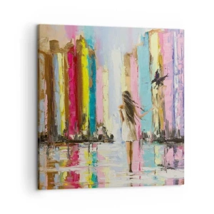 Impression sur toile - Image sur toile - Viens avec moi - 50x50 cm