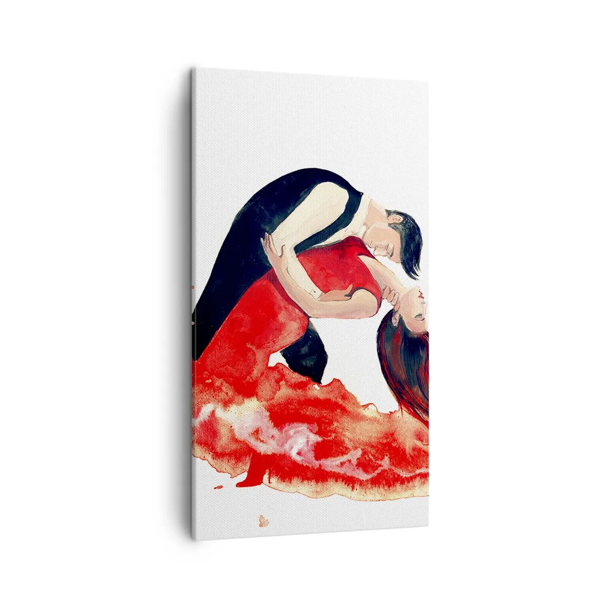 Impression sur toile - Image sur toile - Tango - une vague sensuelle - 45x80 cm