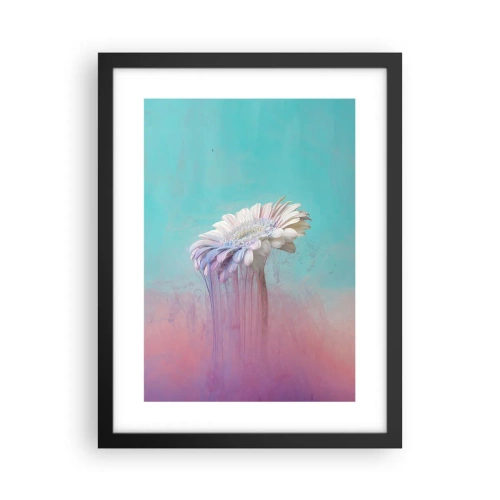 Affiche dans un cadre noir - Poster - Le monde souterrain des fleurs - 30x40 cm