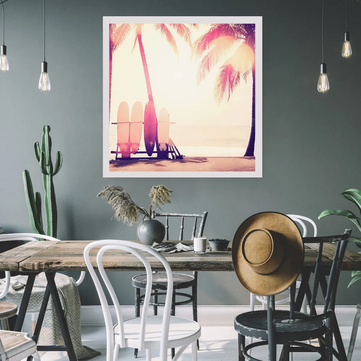 Affiche - Poster - Ca va être une journée magnifique - 40x40 cm