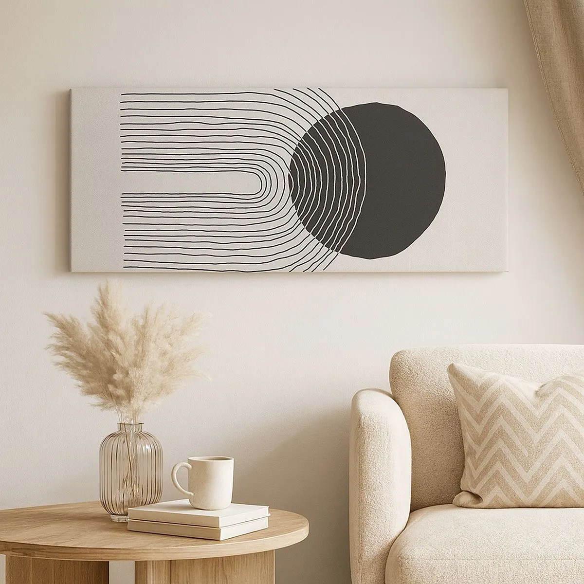 Impression sur toile - Image sur toile - Tremblement et confiance - 100x40 cm