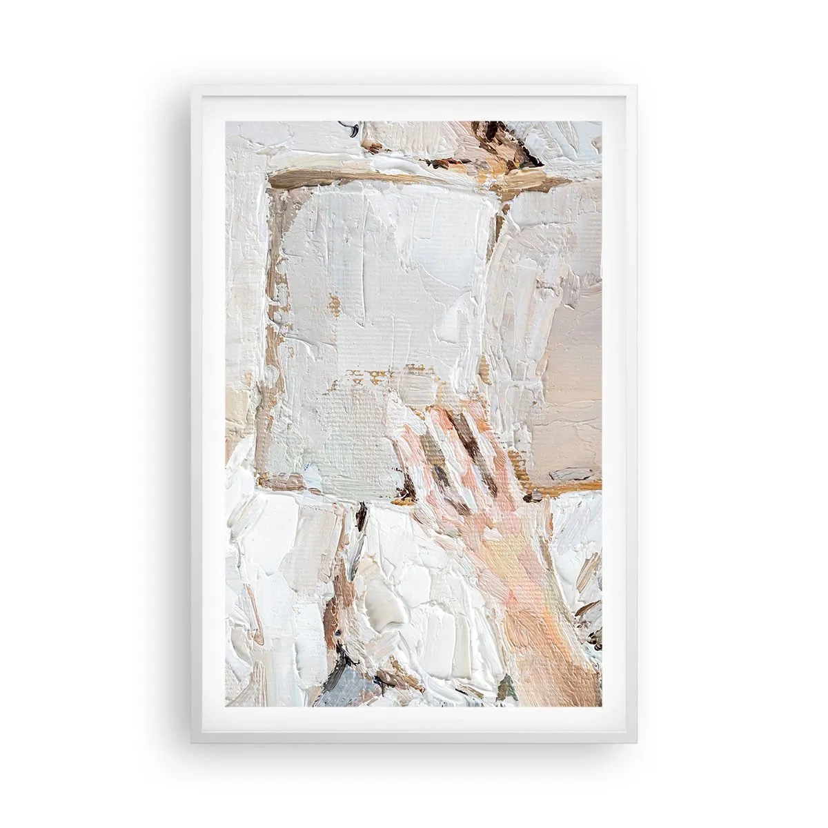 Affiche dans un cadre blanc - Poster - Dans un autre monde - 61x91 cm