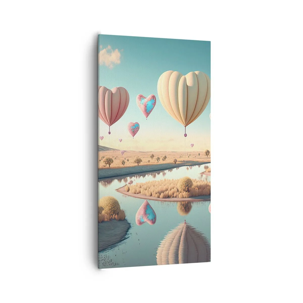 Impression sur toile - Image sur toile - L'amour te permet de t'élever - 65x120 cm