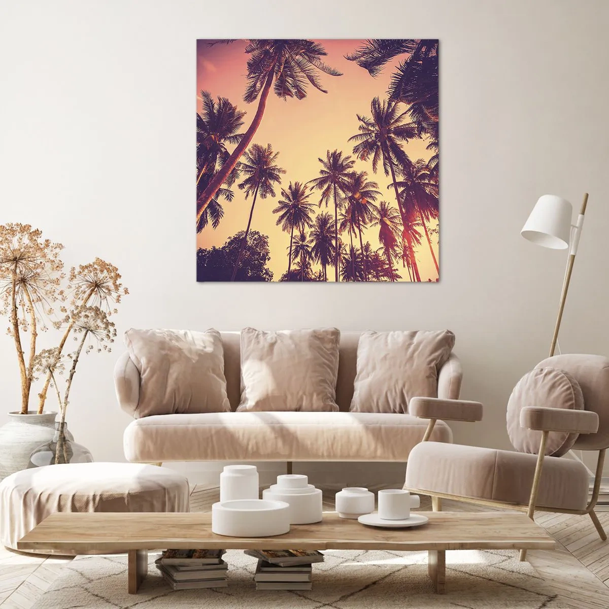 Impression sur toile - Image sur toile - Variation tropicale - 30x30 cm