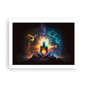 Affiche - Poster - Paix cosmique - 70x50 cm